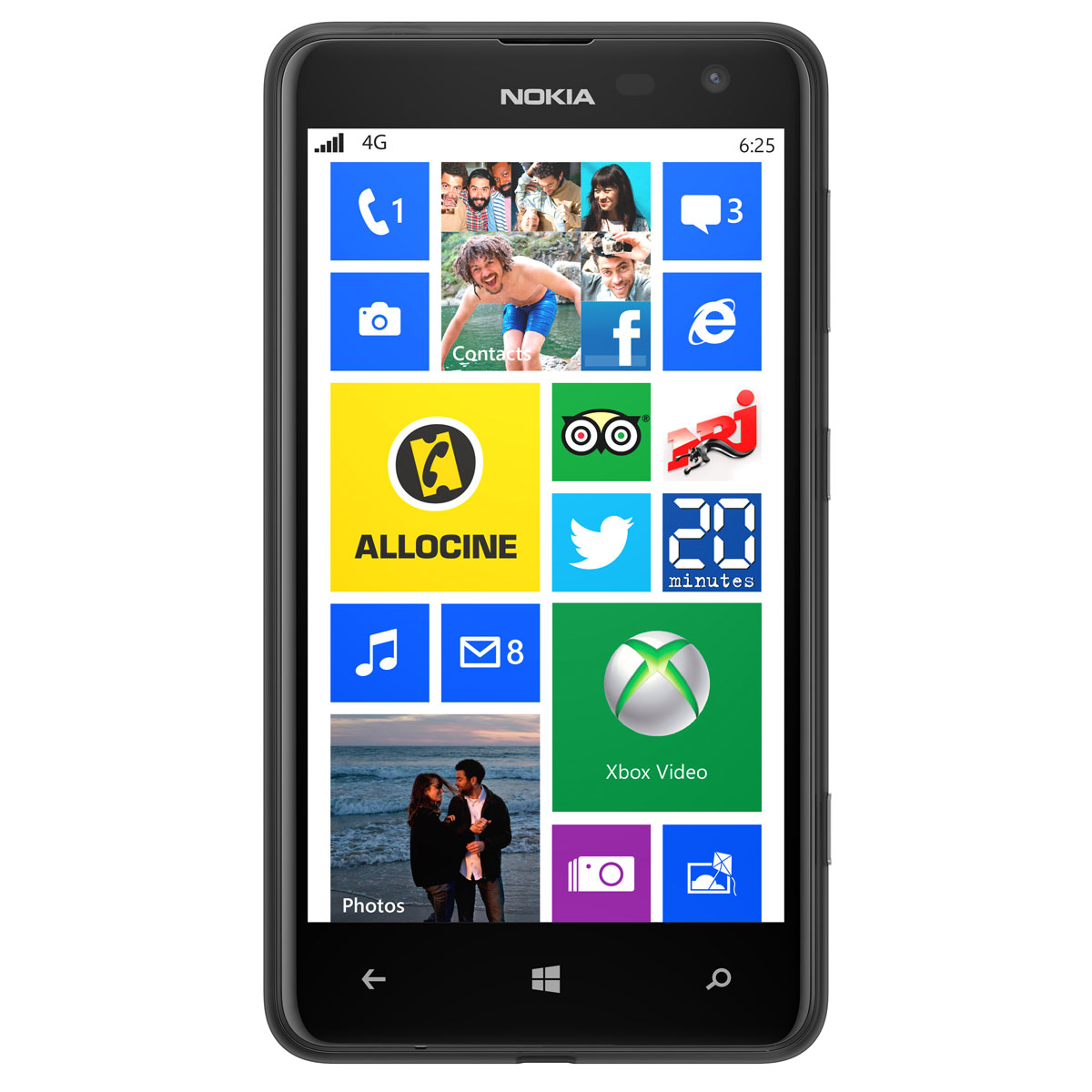 Nokia Lumia 625 Noir 8 Go Débloqué