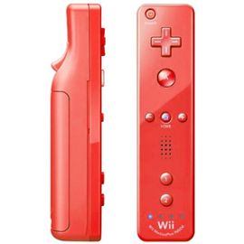 Acc. De Jeux Vidéo Nintendo Manette Wiimote Motion Plus Rouge Wii Wii U