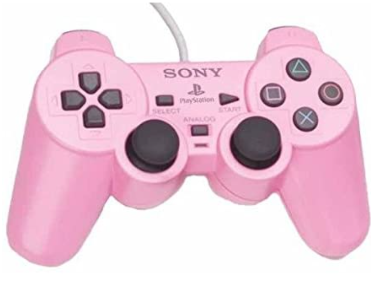 Acc. De Jeux Vidéo Sony Manette Filaire Dualshock 2 Rose PS2