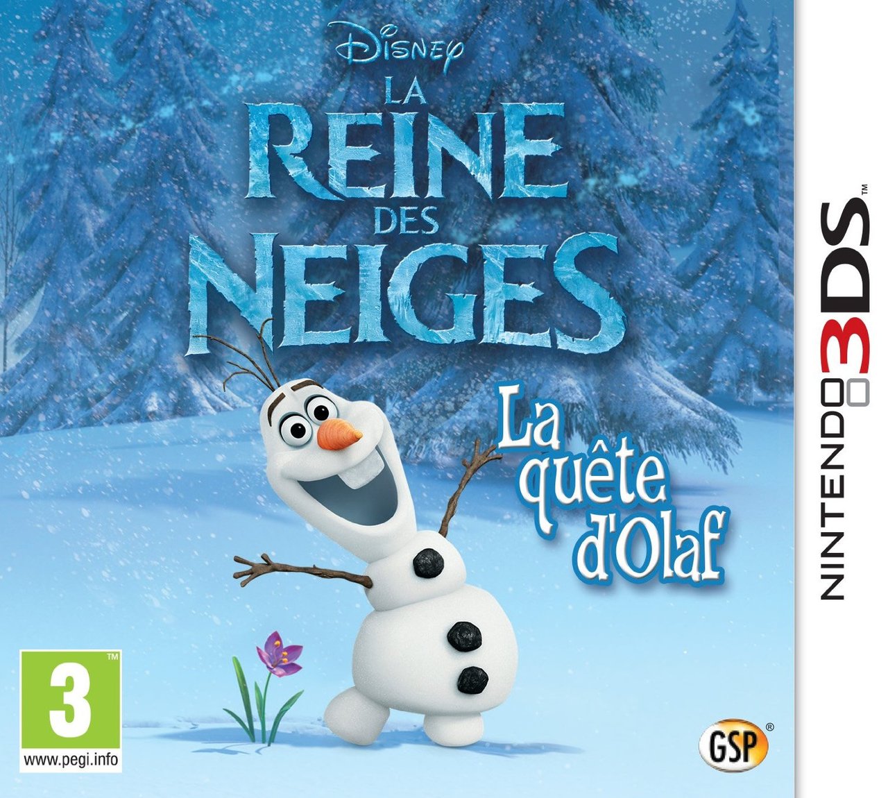Jeux Vidéo La Reine Des Neiges La Quête D'Olaf 3DS