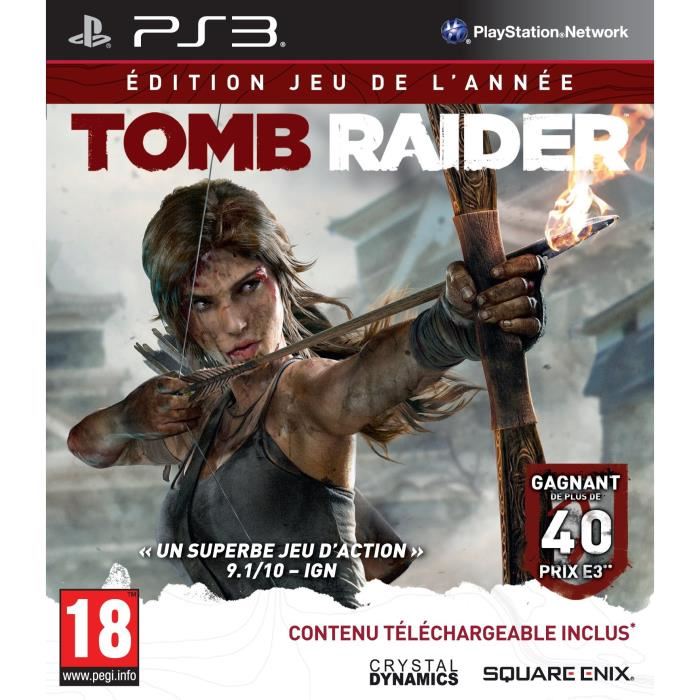 Jeux Vidéo Tomb Raider Edition Jeu De L' Année PlayStation 3 (PS3)