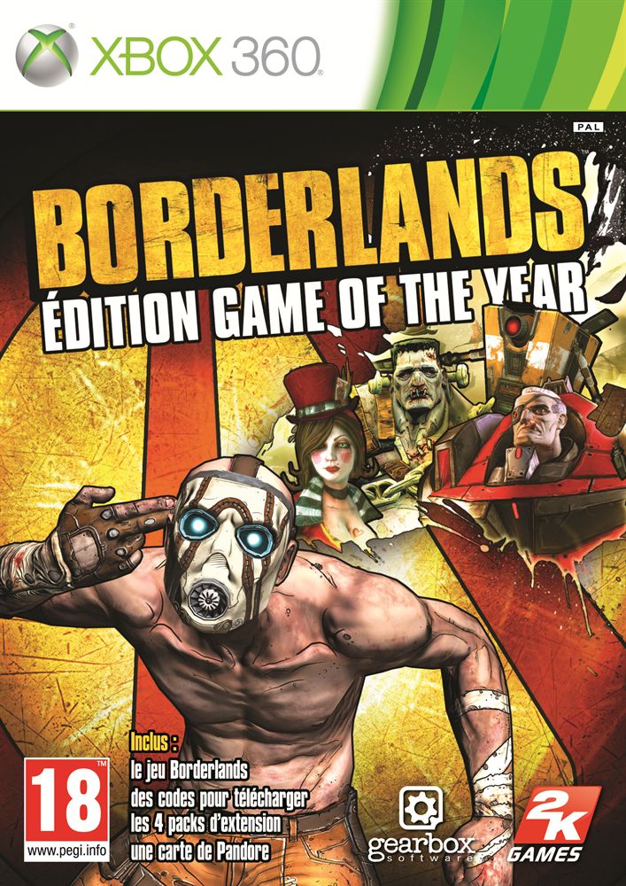 Jeux Vidéo Borderlands Game Of The Year Edition Xbox 360