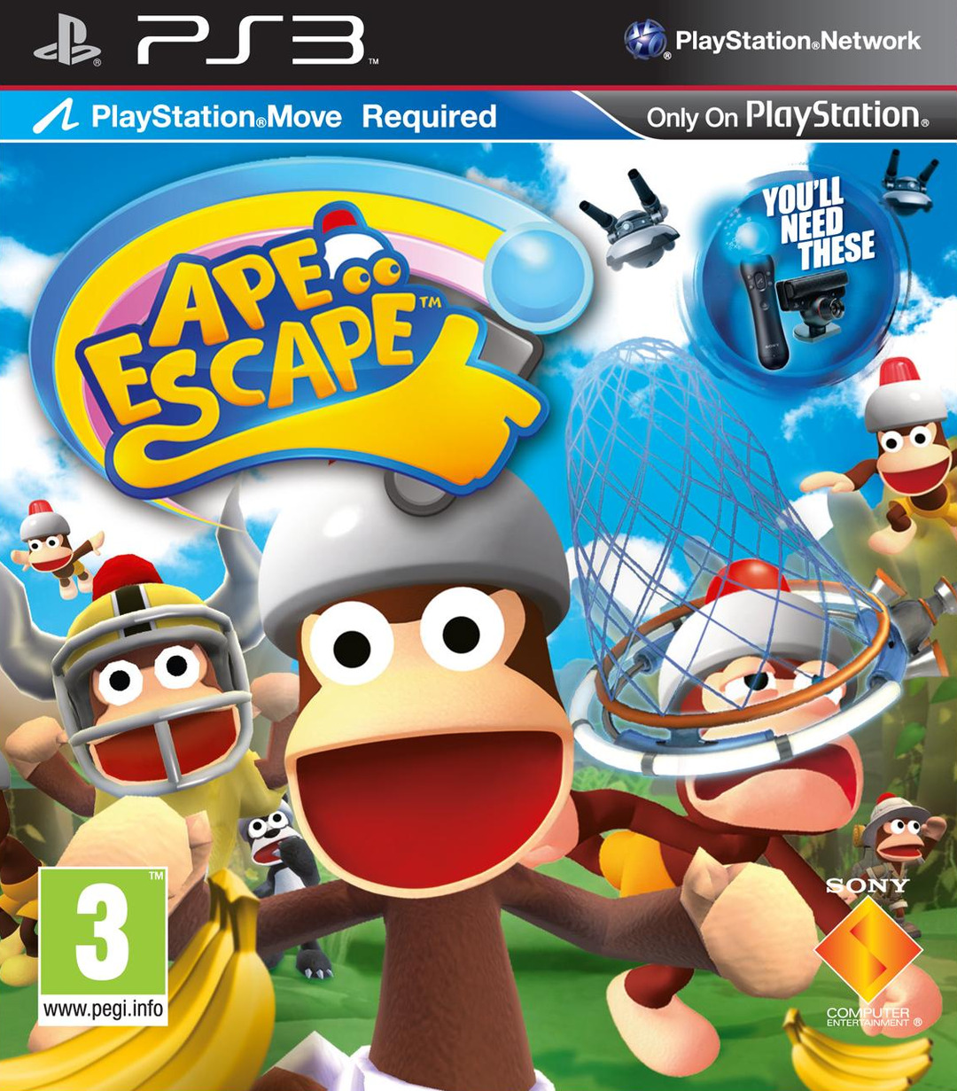 Jeux Vidéo Ape Escape Move PlayStation 3 (PS3)