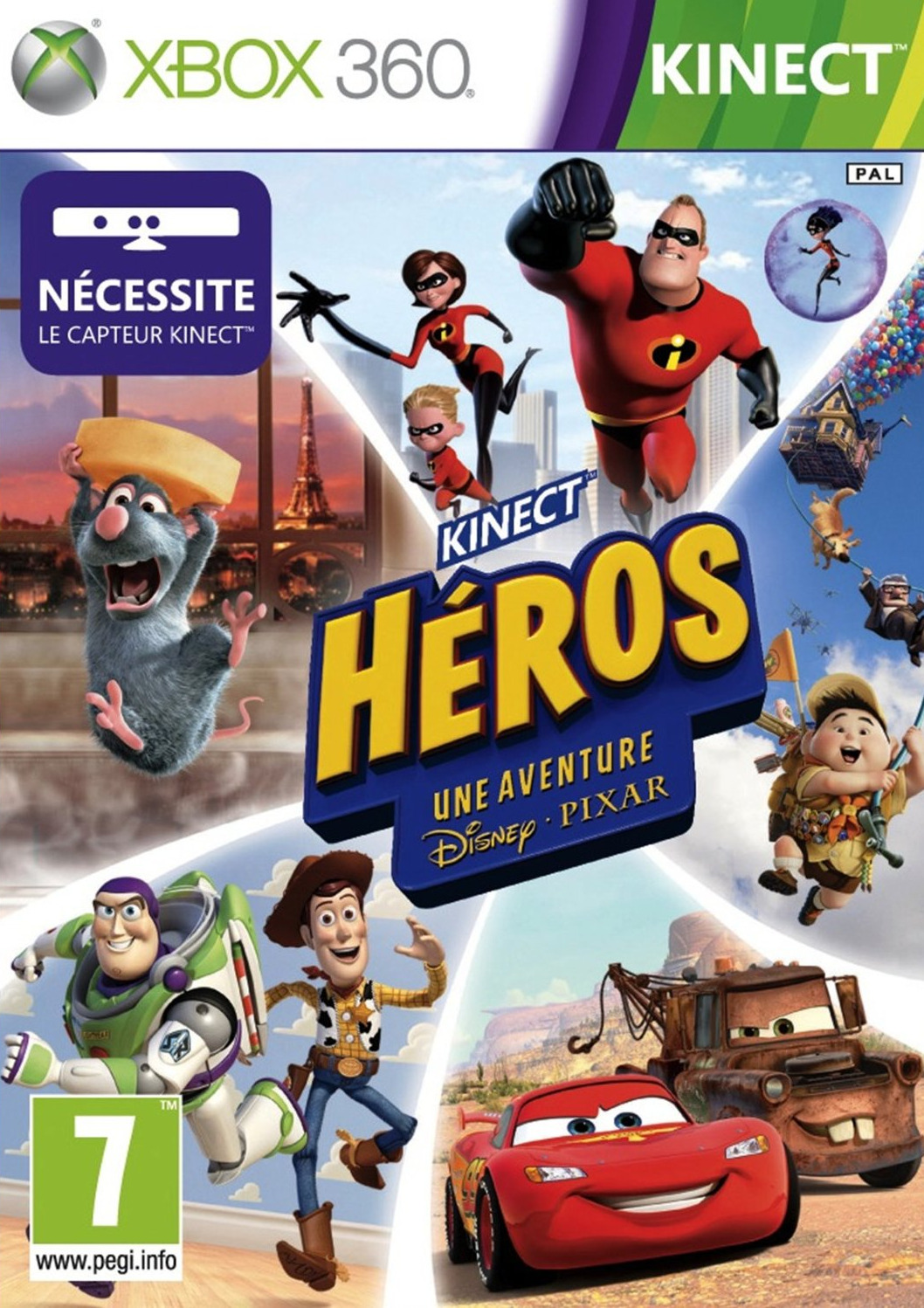 Jeux Vidéo Kinect Héros Une Aventure Disney-Pixar Xbox 360