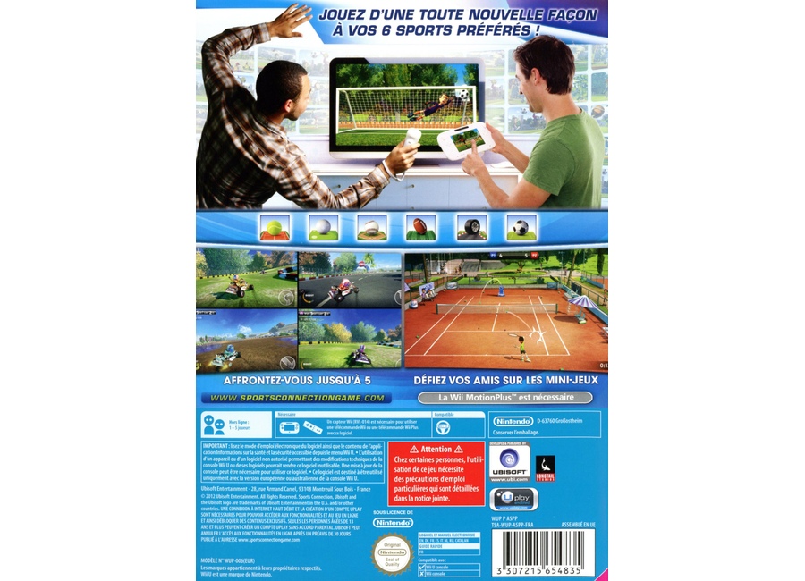 Jeux Vidéo Sports Connection Wii U d'occasion