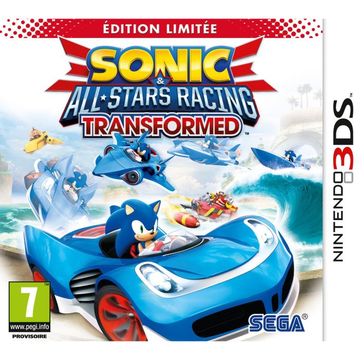 Jeux Vidéo Sonic & All Stars Racing Transformed Edition Limitee 3DS