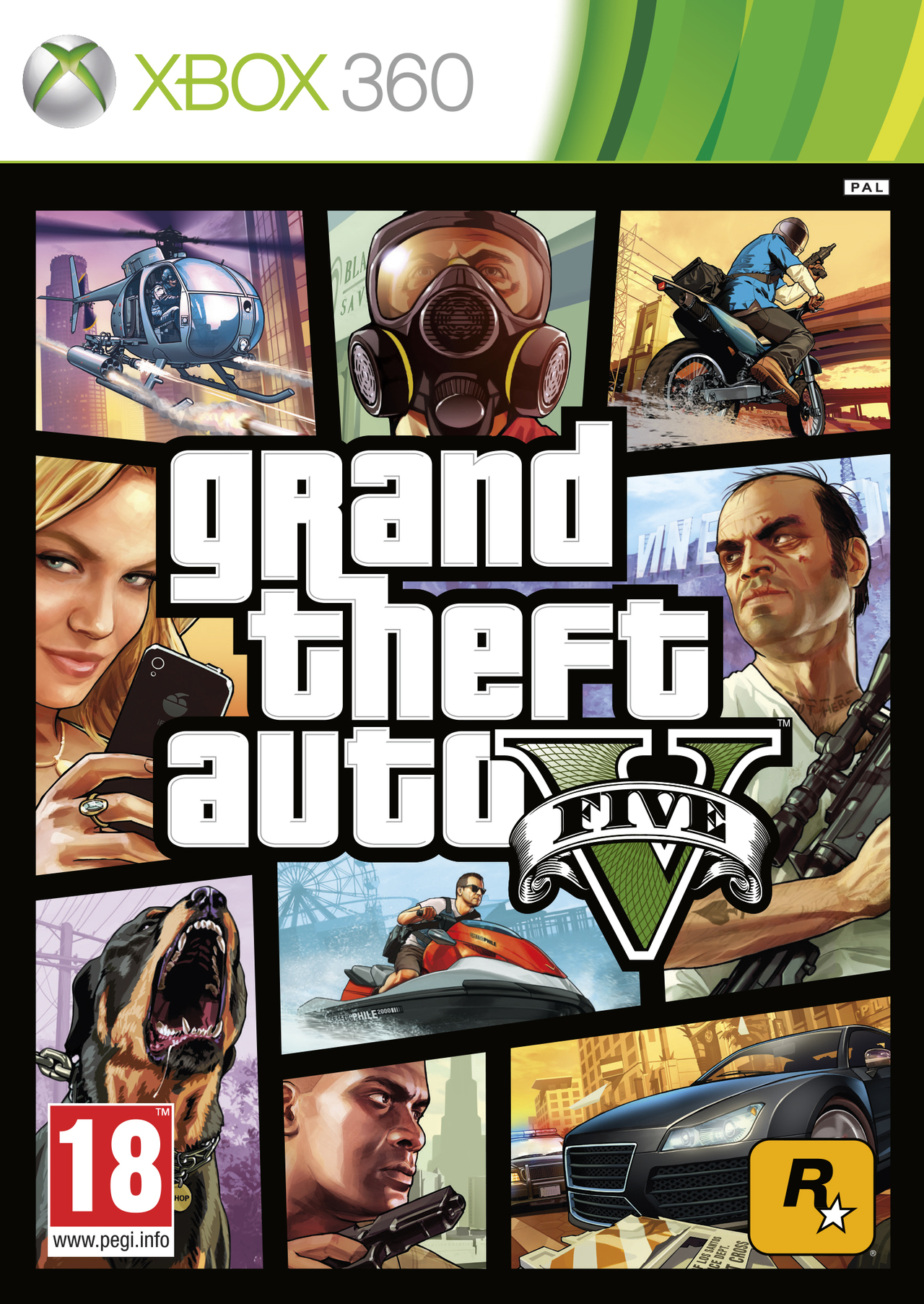 Jeux Vidéo Grand Theft Auto V (Gta 5) Xbox 360