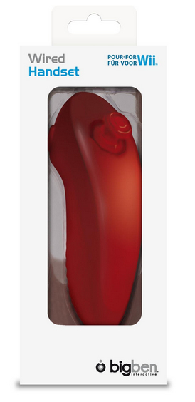 Acc. De Jeux Vidéo Bigben Nunchuk Rouge Wii