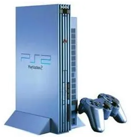 Console Sony Ps2 Bleu + 1 Manette