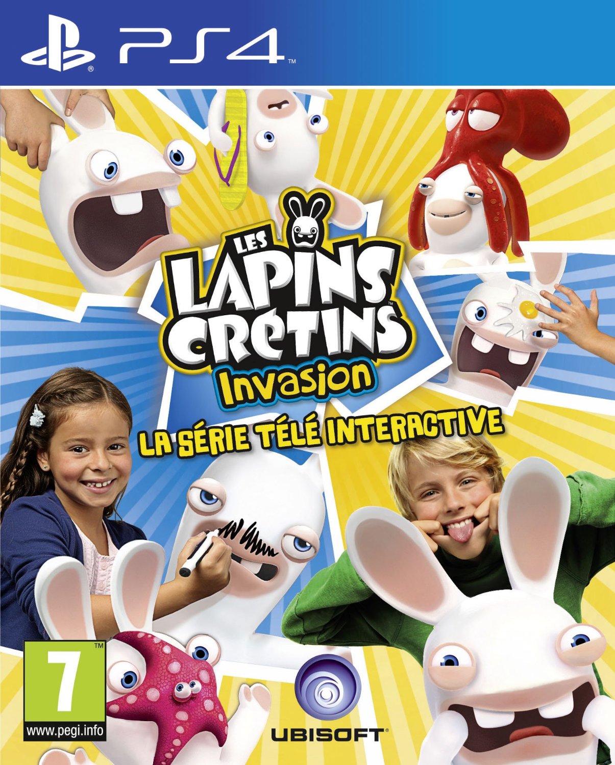 Jeux Vidéo Les Lapins Crétins Invasion La Série Télé Interactive PlayStation 4 (PS4)