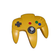 Acc. De Jeux Vidéo Nintendo Manette Nintendo 64 Jaune