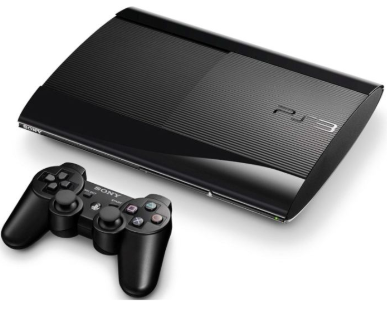 Console Sony Ps3 Ultra Slim Noir 500 Go + 1 Manette