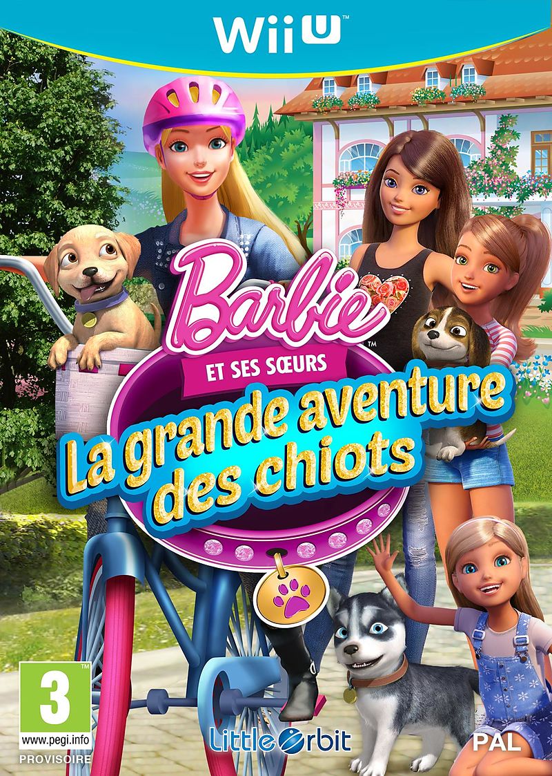 Barbie Et Ses Sœurs La Grande Aventure Des Chiots 2015 Jeux Vidéo Barbie et ses Soeurs La Grande Aventure des Chiots Wii U d