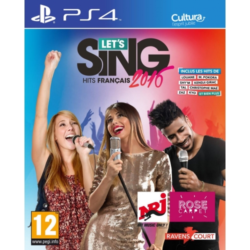 Jeux Vidéo Lets Sing 2016 Hits Français Playstation 4 (ps4)