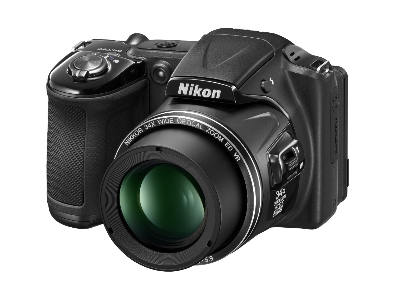 Appareils Photos Numériques Nikon Coolpix L830 Noir
