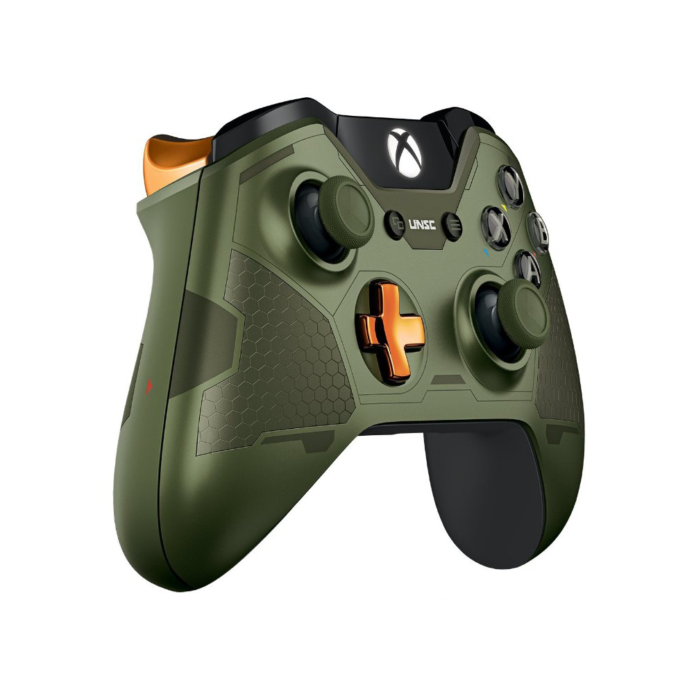 Acc. De Jeux Vidéo Microsoft Manette Sans Fil Halo 5 Kaki Xbox One