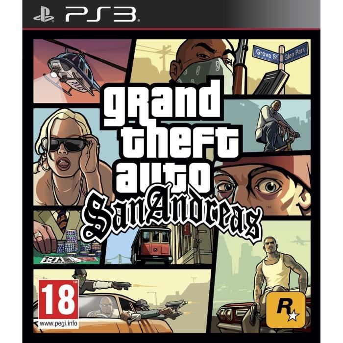 Jeux Vidéo Grand Theft Auto San Andreas PlayStation 3 (PS3)