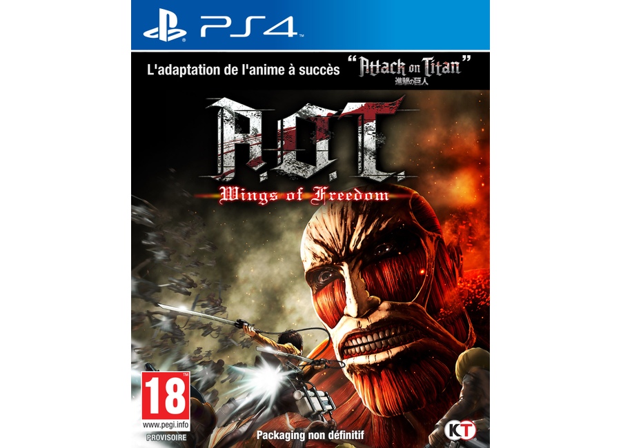 Jeux Vidéo L'Attaque des Titans PlayStation 4 (PS4) d'occasion