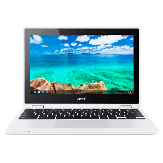 Ordinateurs Portables Acer Chromebook R 11 Cb5-132T-C8Vm Intel Celeron 4 Go 32 Go 11.6" Noir, Blanc