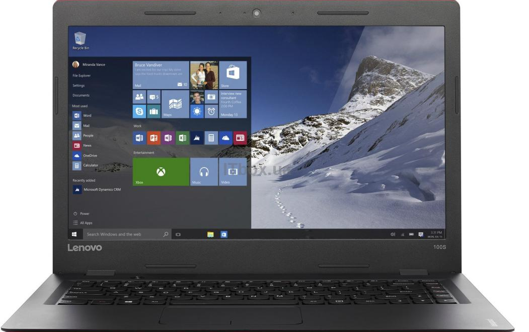 Ordinateurs Portables Lenovo Ideapad 100S-14Ibr Intel Celeron 4 Go 128 Go 14"