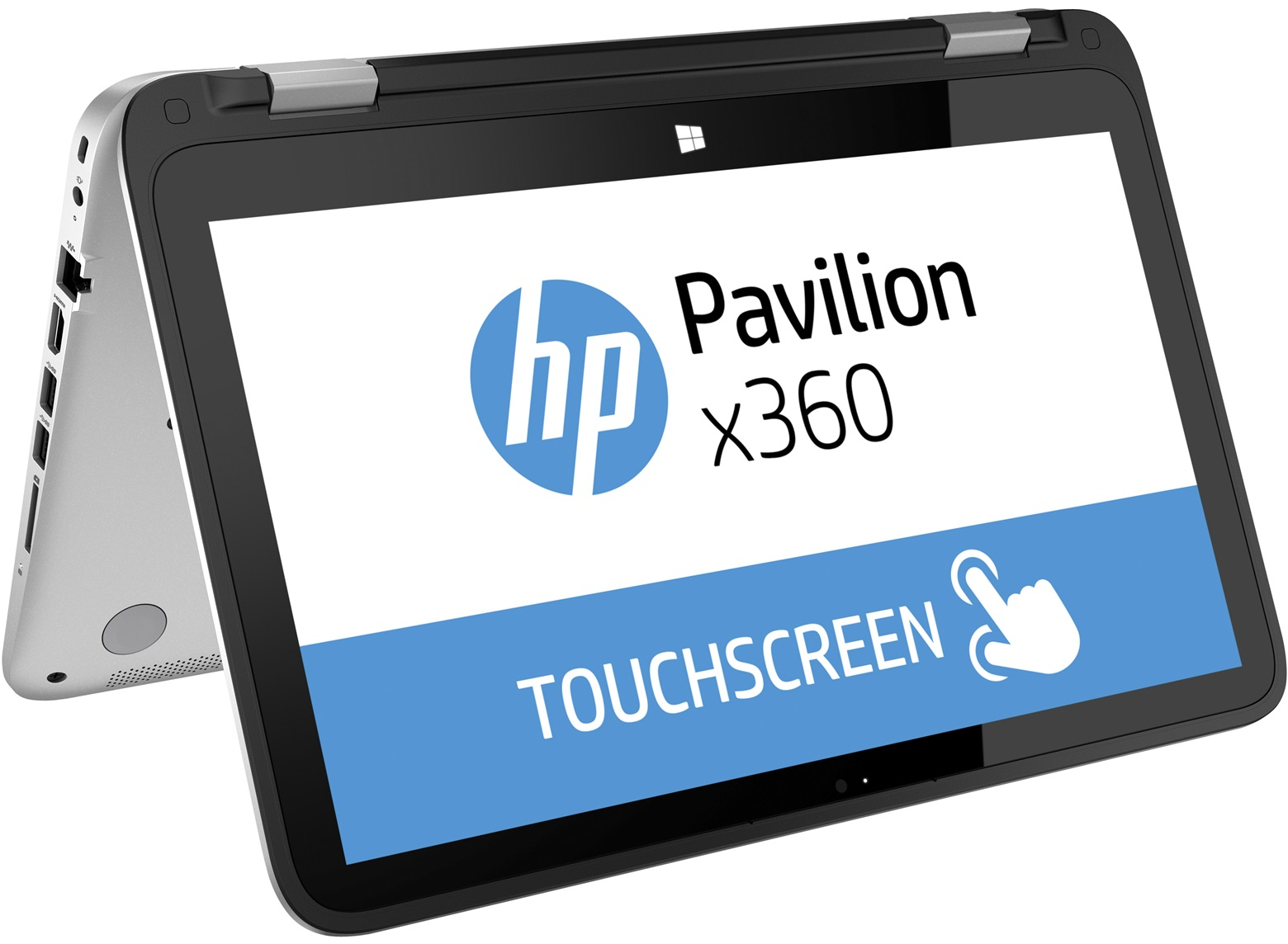 Ordinateurs Portables HP Pavilion X360 13-A000Ns Intel Core I3 4 Go 500 Go 13.3" Noir, Argent