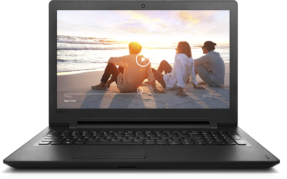 Ordinateurs Portables Lenovo Ideapad 110-15Acl Amd E 4 Go 500 Go 15.6" Noir