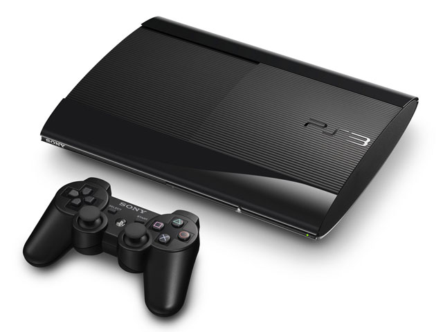 Console Sony Ps3 Ultra Slim Noir 1 To + 1 Manette