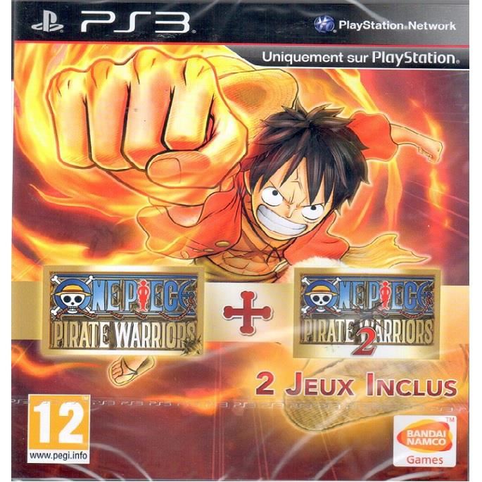 Jeux Vidéo One Piece Pirate Warriors + One Piece Pirate Warriors 2 PlayStation 3 (PS3)