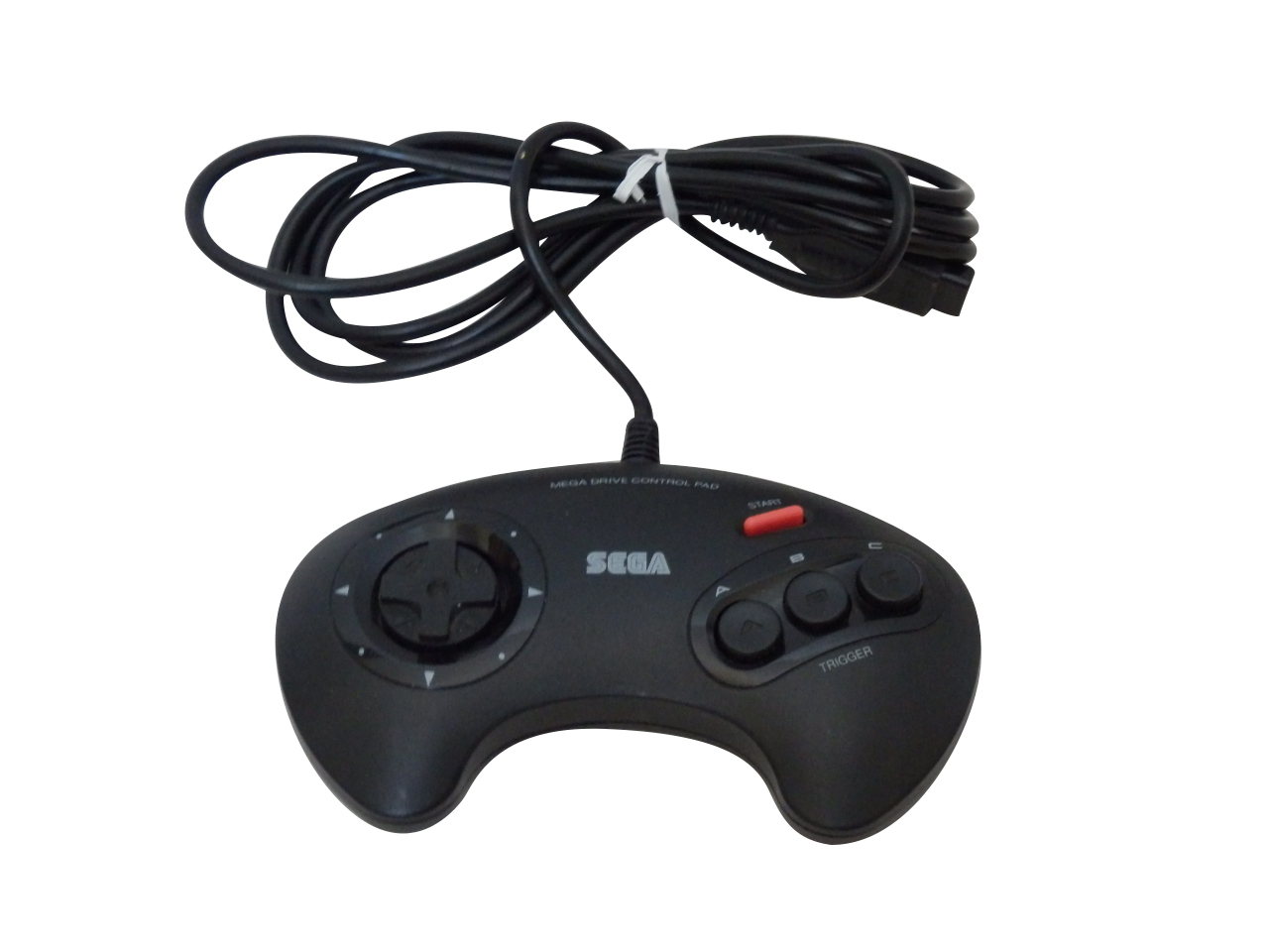 Acc. De Jeux Vidéo Sega Manette Megadrive Ii Noir Filaire