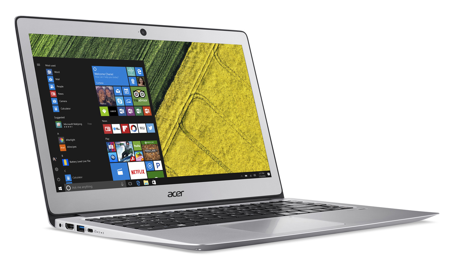 Ordinateurs Portables Acer Swift 3 Sf314-51-37B2 I3 8 Go Ram 256 Go SSD 14"