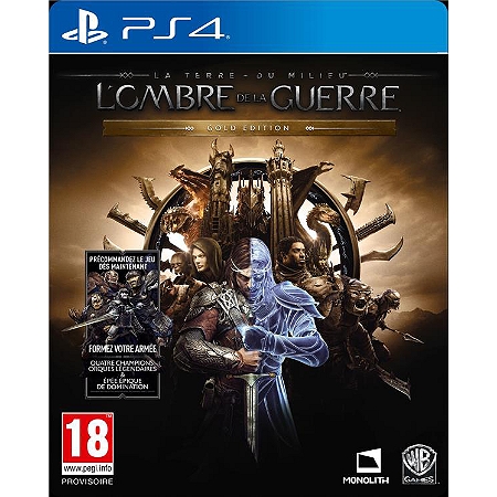 Jeux Vidéo La Terre Du Milieu L'Ombre De La Guerre Gold Edition PlayStation 4 (PS4)