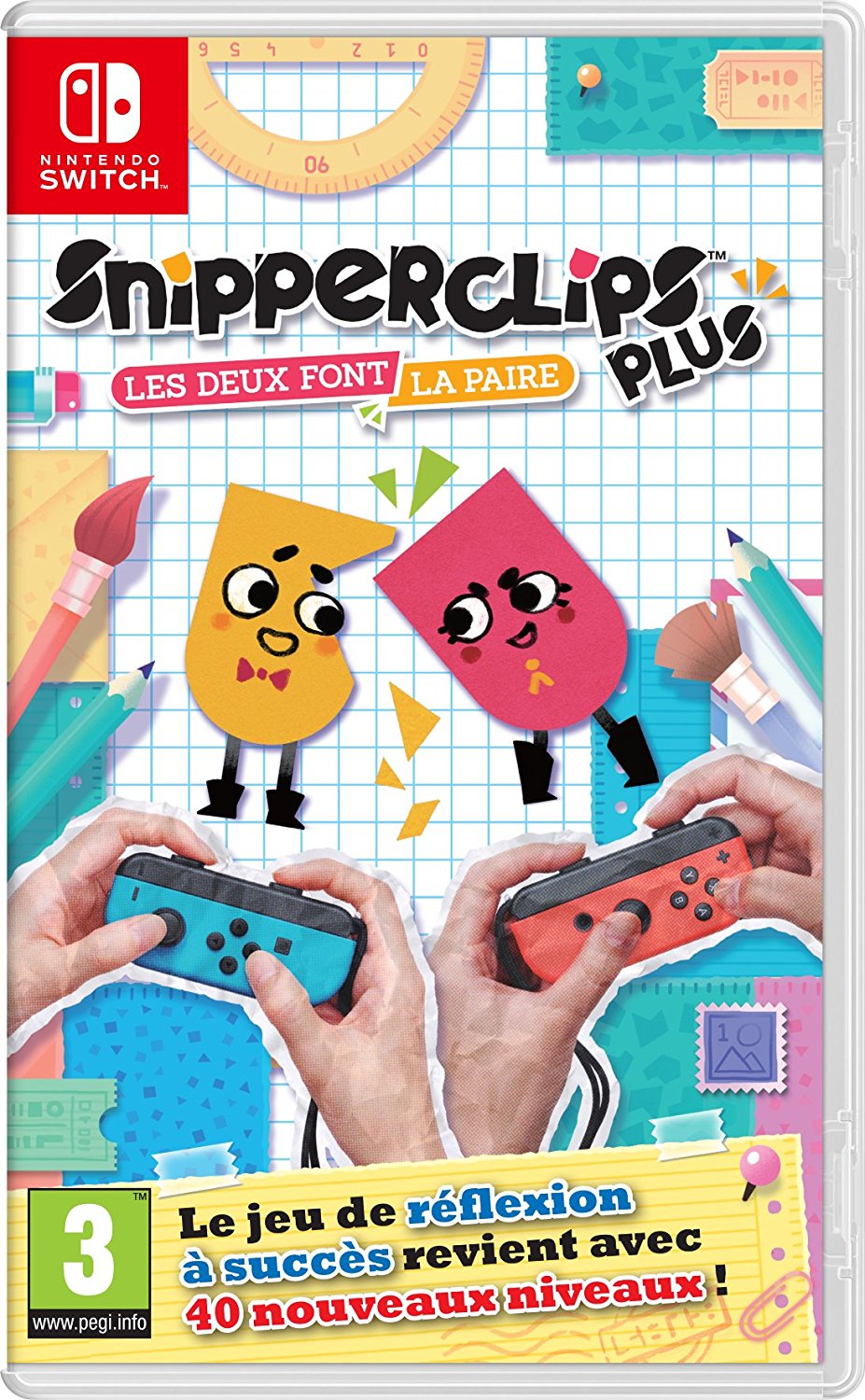 Jeux Vidéo Snipperclips Plus Les Deux Font La Paire ! Switch