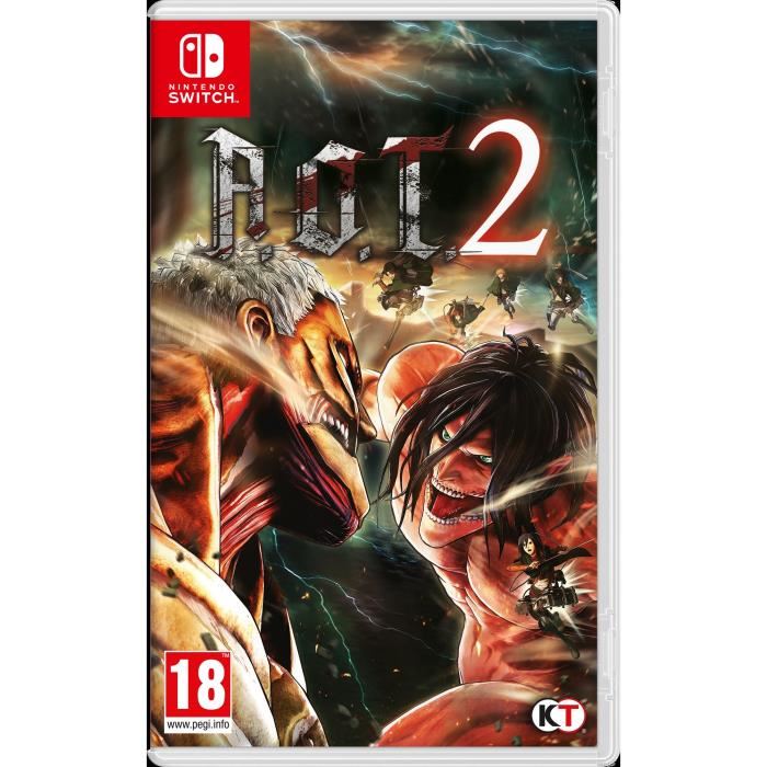 Jeux Vidéo L'Attaque Des Titans 2 Switch