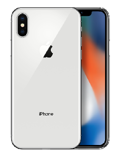 APPLE iPhone X Argent 64 Go Débloqué d'occasion