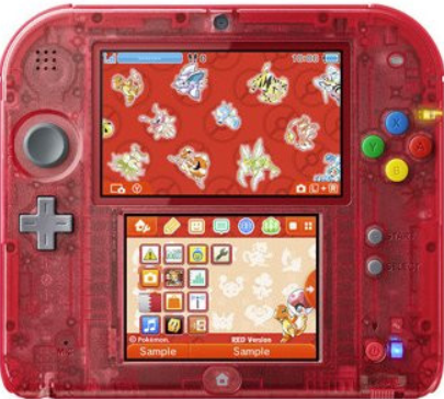 Console Nintendo 2Ds Pokémon Rouge + Pokémon Rouge