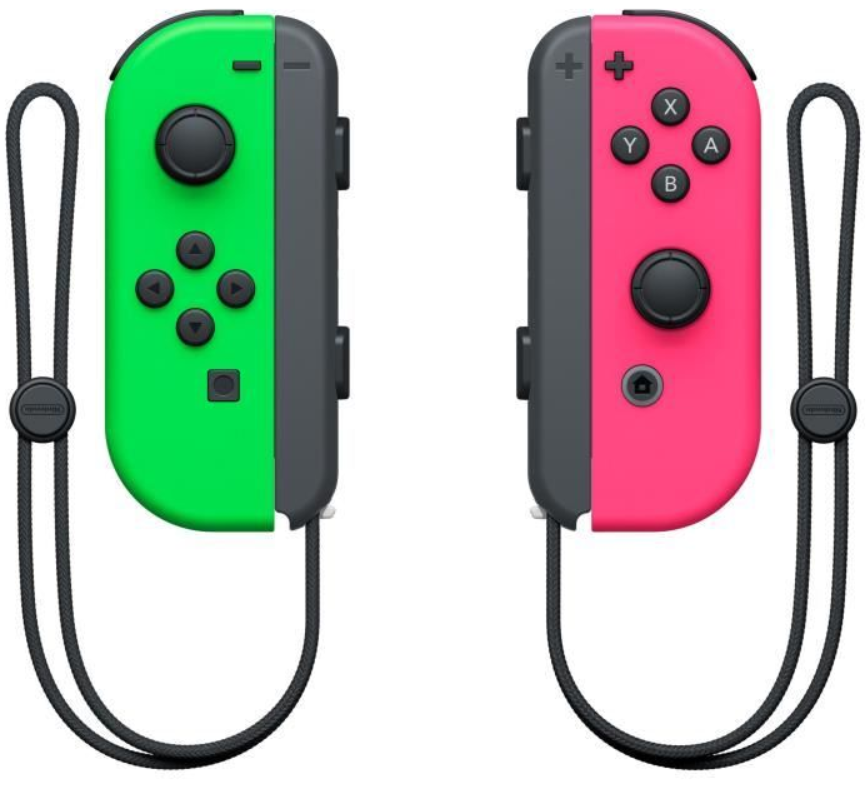Acc. De Jeux Vidéo Nintendo Paire Joy-Con Rose Vert Switch