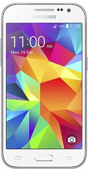 Samsung Galaxy Core Prime Value Edition Smartphone Débloqué 4G (Ecran : 4,5 Pouces - 8 Go - Simple Microsim - Android 5.1 Lollipop) Blanc