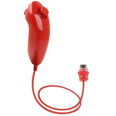 Acc. De Jeux Vidéo Nintendo Manette Nunchuk Rouge Wii Wii U