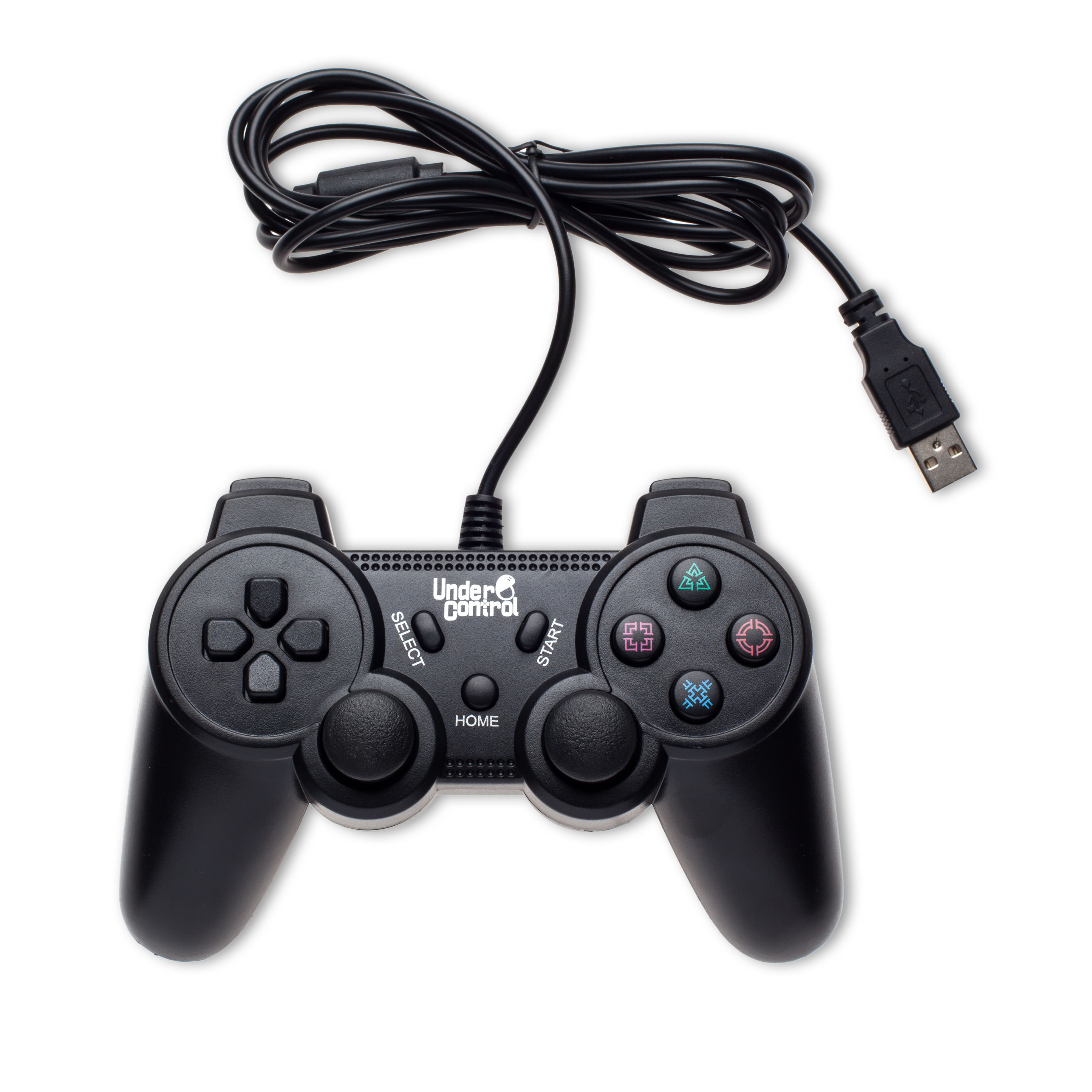 Acc. De Jeux Vidéo Under Control Manette Filaire PS3 Noire