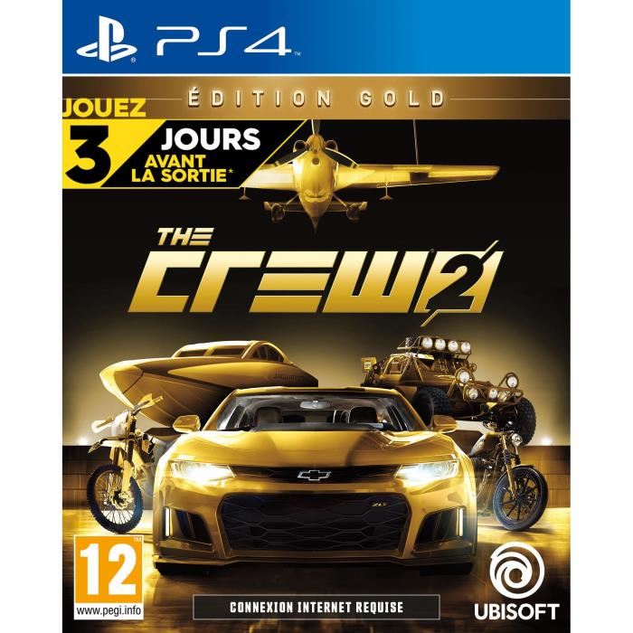 Jeux Vidéo The Crew 2 Edition Gold PlayStation 4 (PS4)
