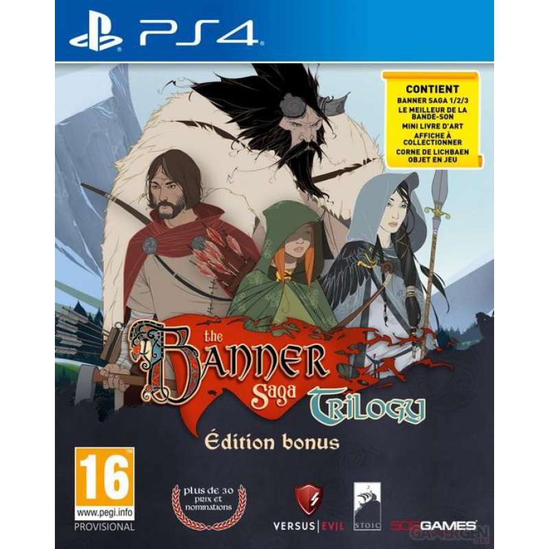 Jeux Vidéo The Banner Saga Trilogy PlayStation 4 (PS4)