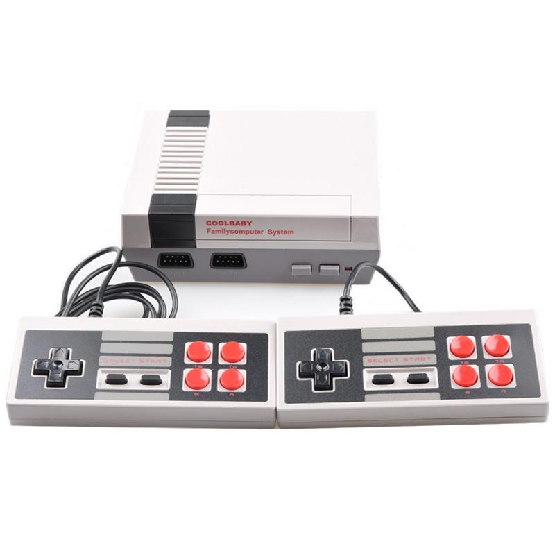 Console Cool Baby Nes Mini Gris (Non Officiel) + 2 Manettes + 600 Jeux