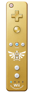 Acc. De Jeux Vidéo Nintendo Manette Wiimote Motion Plus Zelda Or Wii Wii U