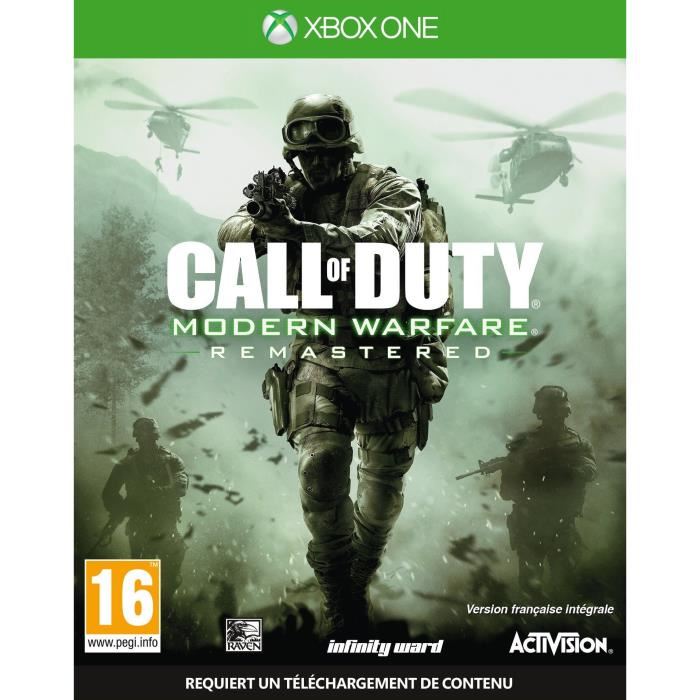 Jeux Vidéo Call Of Duty Modern Warfare Remastered Xbox One