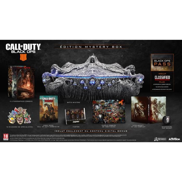 Activision Jeux Vidéo Call Of Duty Black Ops 4 Mystery Box PlayStation 4 (PS4)