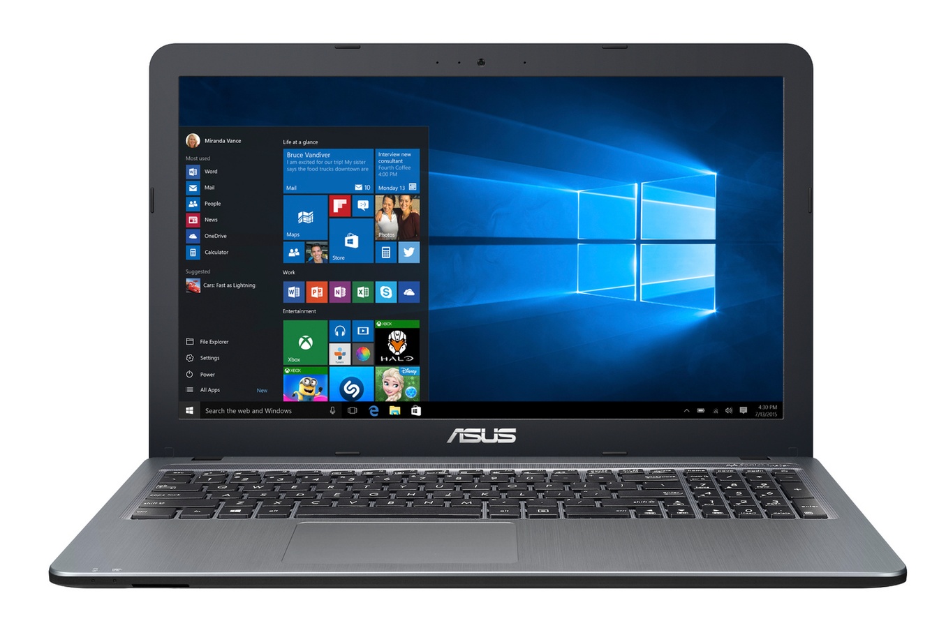 Ordinateurs Portables Asus R540L Gk535T I3 4 Go Ram 1 To Hdd 15,6"
