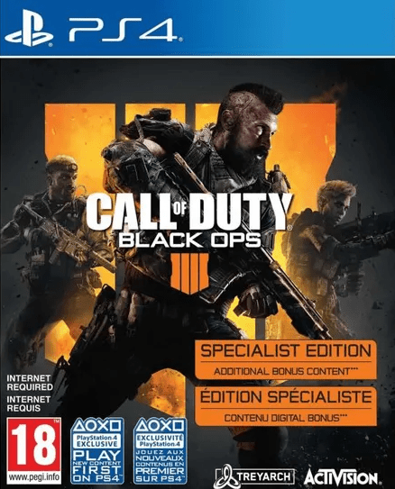 Jeux Vidéo Call Of Duty Black Ops 4 Edition Spécialiste PlayStation 4 (PS4)