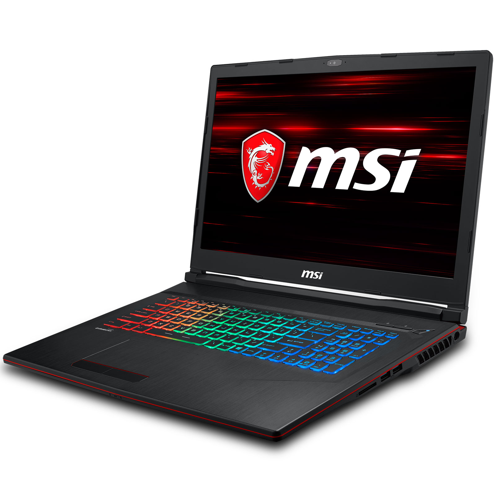 Ordinateurs Portables Msi Gp73 Leopard 8Re-034Xfr i7 8 Go Ram 1 To Hdd 256 Go SSD 17.3"