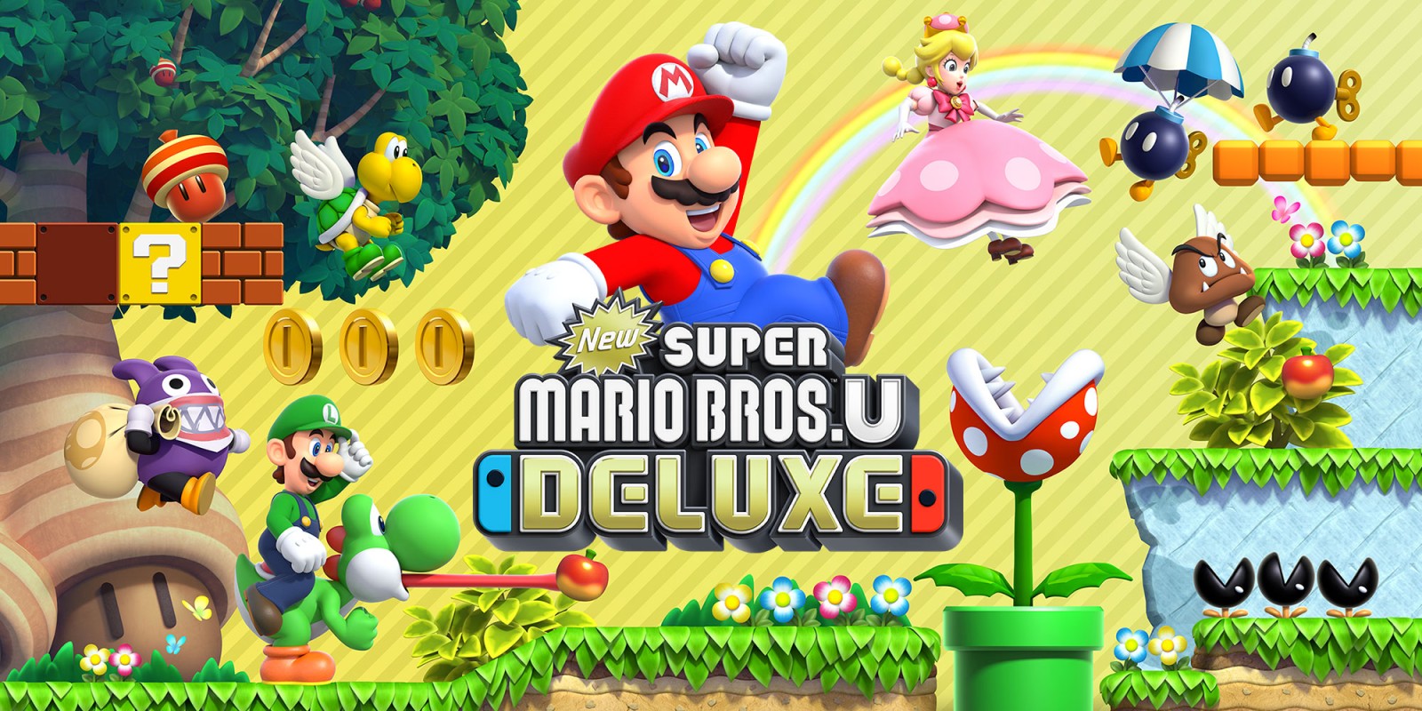 Jeux Vidéo New Super Mario Bros U Deluxe Switch