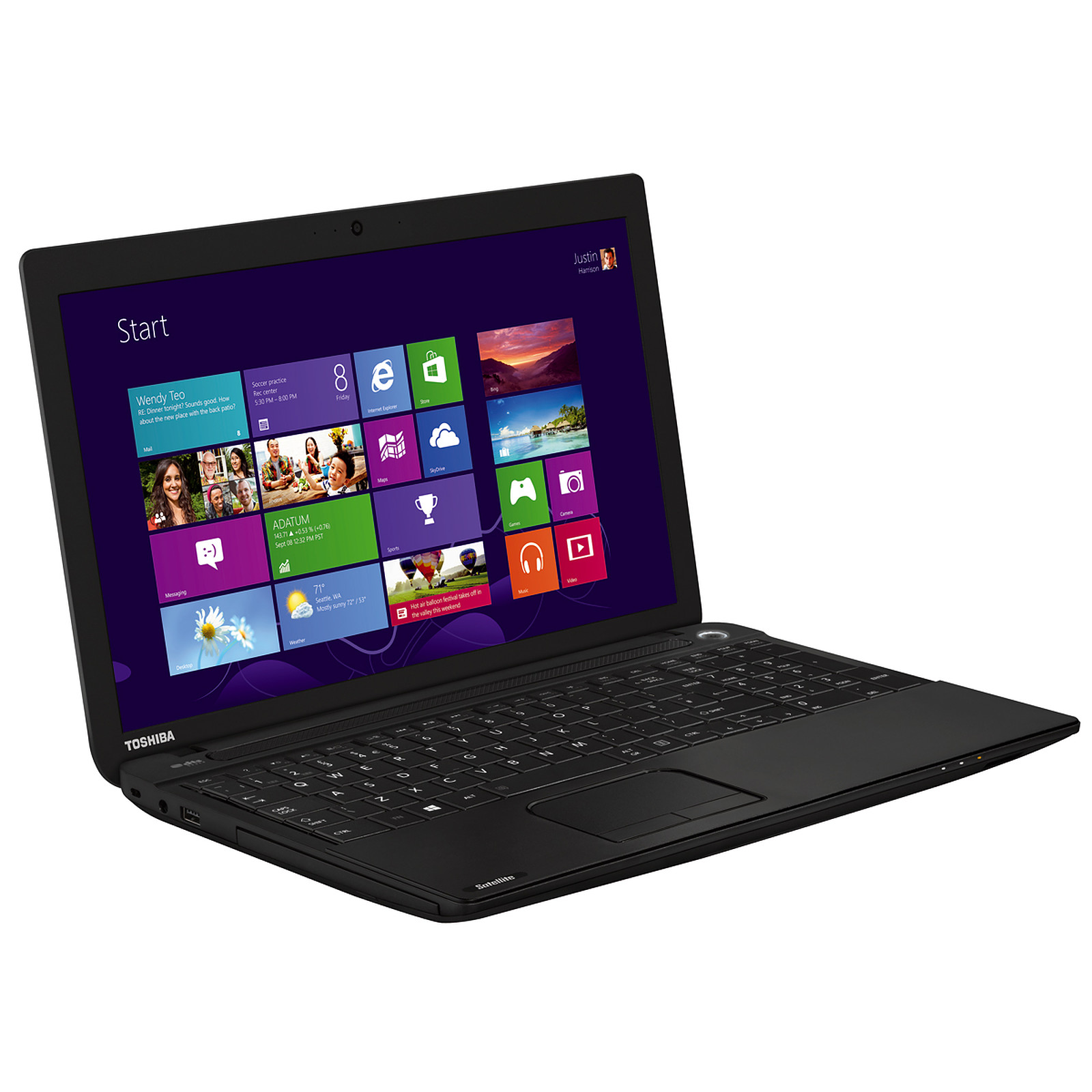 Ordinateurs Portables Toshiba Satellite C50-A-19U I3 4 Go Ram 500 Go Hdd 15.6"